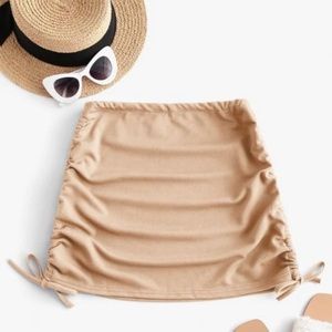 Zaful Ribbed Mini Skirt